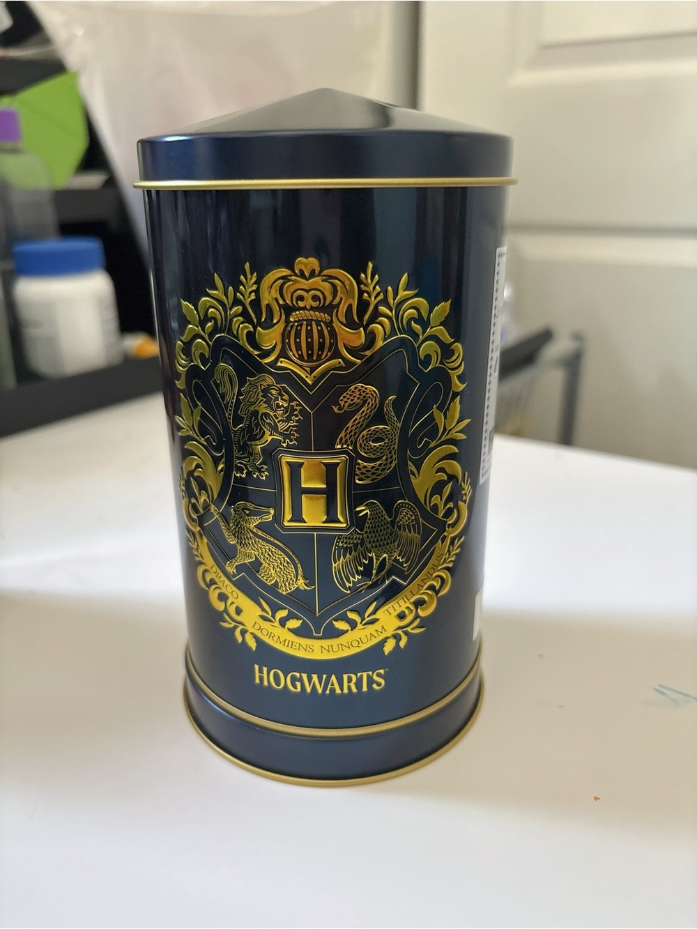 Harry Potter Hogwarts Music Box Cookie Tin Empty Official Wizarding World Japan